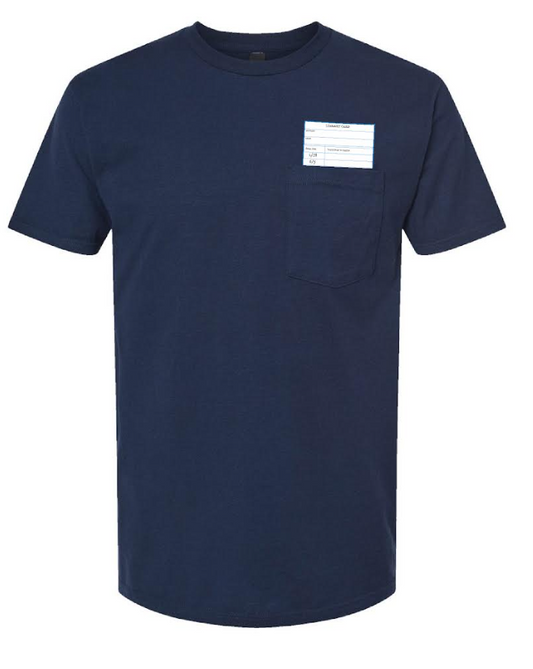 Library Card Pocket Tee